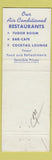 Matchbook Cover - Hotel Commodore New York City
