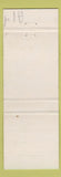 Matchbook Cover - Restaurant Bel Air Montmagny QC