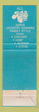 Matchbook Cover - Kapok Tree Inn Urbana MD Clearwater FL Madeira Beach