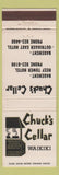 Matchbook Cover - Chuck's Cellar Waikiki Hawaii