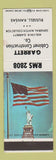 Matchbook Cover - Garrett Cabinet Construction Russell KS RMS