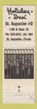 Matchbook Cover - Holiday Inn St Augustine FL