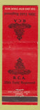 Matchbook Cover - RCA 39th Field Regiment Royal Canadian Army