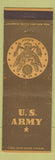 Matchbook Cover - US Army Green