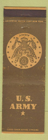 Matchbook Cover - US Army Green