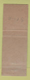 Matchbook Cover - HMCS Prevost London ON Canadian Military