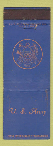 Matchbook Cover - US Army Blue
