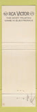 Matchbook Cover - RCA Victor Remi Ross Matane QC TV Radio