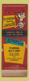 Matchbook Cover - Botany Products Harrisburg Penbrook PA clothes WEAR