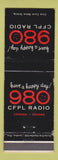 Matchbook Cover - CFPL Radio 980 London ON WEAR