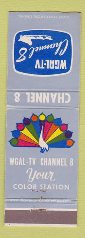 Matchbook Cover - WGAL TV Channel 8 NBC