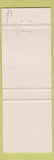 Matchbook Cover - Salon Astral Montreal QC girlie YELLOW