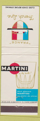 Matchbook Cover - Martini Liquor French Line Shipping Cruise?