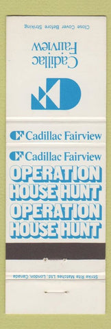 Matchbook Cover - Cadillac Fairview Real Estate?