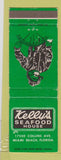 Matchbook Cover - Kelly's Seafood Miami Beach FL