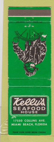 Matchbook Cover - Kelly's Seafood Miami Beach FL