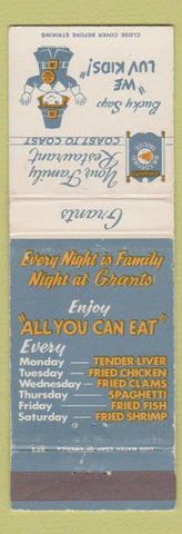 Matchbook Cover - Your Family Restaurant CHAIN WEAR