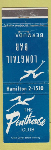 Matchbook Cover - Penthouse Club Bermuda