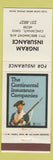 Matchbook Cover - Ingram Insurance Cincinnati OH