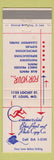 Matchbook Cover - Commercial Blue Print Photo Copy St Louis MO