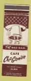 Matchbook Cover - Cafe Chez Germain Alma QC WEAR