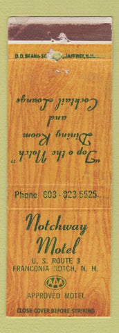 Matchbook Cover - Notchway Motel Franconia Notch NH WEAR