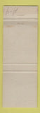 Matchbook Cover - Au Poulet Dore St Jean QC WEAR