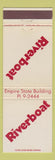 Matchbook Cover - Riverboat Empire State Building New York City