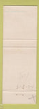 Matchbook Cover - Chez Toni Italian Restaurant Sherbrooke QC