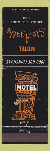 Matchbook Cover - Motel Ste Agathe Des Monts QC WORN