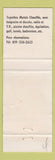 Matchbook Cover - Motel Ste Agathe Des Monts QC WORN