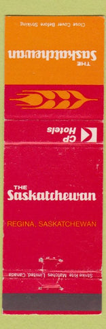 Matchbook Cover - CP Hotel Saskatchewan Regina SK