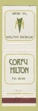 Matchbook Cover - Cofru Hilton Hotel Athens