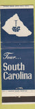 Matchbook Cover - South Carolina Tourism Columbia