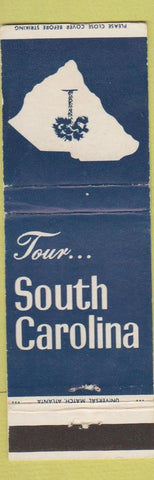 Matchbook Cover - South Carolina Tourism Columbia