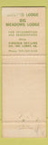 Matchbook Cover - Shenandoah National Park Skyline Luray VA WEAR