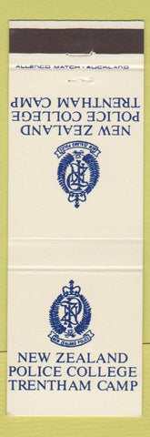 Matchbook Cover - New Zealand Police College Trentham Camp
