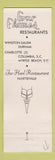 Matchbook Cover - Motor Inn Management Myrtle Beach Columbia SC
