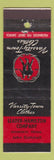 Matchbook Cover - Varsity Town Clothes Leader Hamilton Shamokin PA