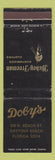 Matchbook Cover - Hickey Freeman Clothes Doby's Daytona Beach FL WEAR