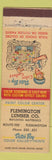 Matchbook Cover - Dutch Boy Paints Flemington Lumber NJ