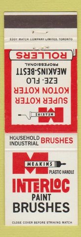 Matchbook Cover - Meakins Paint Brushes