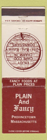 Matchbook Cover - Plain and Pantry Provincetown MA WEAR