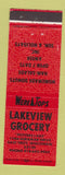 Matchbook Cover - Lakeview Grocery East Troy WI