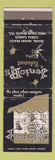 Matchbook Cover - Juniors Miami Coral Gables Palm Beach FL WORN