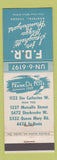 Matchbook Cover - Frank De Rice Spaghetti Pizza Canada WEAR