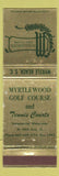 Matchbook Cover - Myrtlewood Golf Course Myrtle Beach SC WEAR