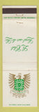 Matchbook Cover - Le Club Laval Sur Le Lac QC