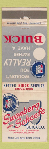 Matchbook Cover - SSJB Sherbrooke QC