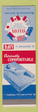 Matchbook Cover - Sylcon Mattresses Life Magazine girlie